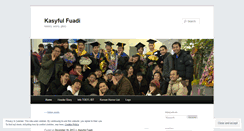 Desktop Screenshot of kasyfulfuadi.wordpress.com