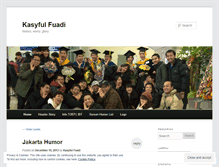 Tablet Screenshot of kasyfulfuadi.wordpress.com