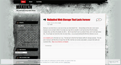 Desktop Screenshot of makokin.wordpress.com