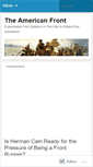 Mobile Screenshot of americanfront.wordpress.com