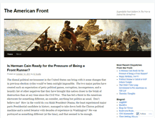 Tablet Screenshot of americanfront.wordpress.com