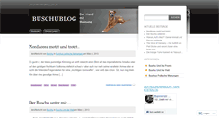 Desktop Screenshot of buschublog.wordpress.com