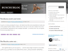 Tablet Screenshot of buschublog.wordpress.com