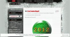 Desktop Screenshot of erasmix31.wordpress.com