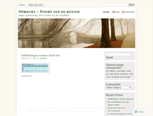 Tablet Screenshot of oprecht.wordpress.com