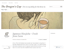 Tablet Screenshot of dragonscup.wordpress.com