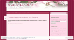 Desktop Screenshot of mentoringforwomen.wordpress.com