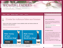 Tablet Screenshot of mentoringforwomen.wordpress.com