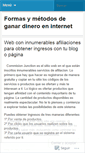 Mobile Screenshot of ganardineroemail.wordpress.com