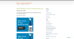 Desktop Screenshot of confinednomad.wordpress.com