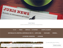 Tablet Screenshot of jurisnews.wordpress.com