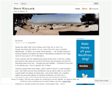 Tablet Screenshot of dougwallack.wordpress.com