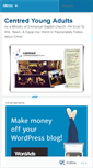 Mobile Screenshot of centredyoungadults.wordpress.com