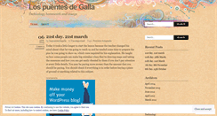 Desktop Screenshot of lospuentesdegalla.wordpress.com