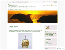 Tablet Screenshot of alohamor.wordpress.com