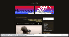 Desktop Screenshot of montepescali350.wordpress.com