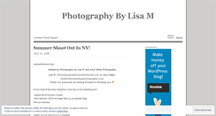Desktop Screenshot of photographybylm.wordpress.com