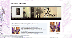 Desktop Screenshot of fleurhairandbeauty.wordpress.com