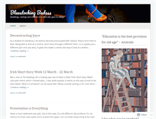 Tablet Screenshot of bluestockingbadass.wordpress.com