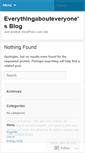 Mobile Screenshot of everythingabouteveryone.wordpress.com