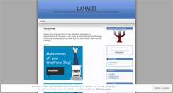 Desktop Screenshot of lahmiei.wordpress.com