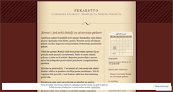 Desktop Screenshot of pekarstvo.wordpress.com