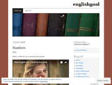 Tablet Screenshot of englishgoal.wordpress.com