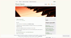 Desktop Screenshot of playpiano.wordpress.com