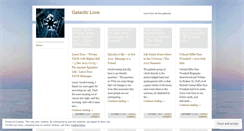 Desktop Screenshot of galacticlovemessage.wordpress.com