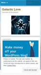 Mobile Screenshot of galacticlovemessage.wordpress.com