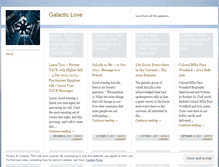 Tablet Screenshot of galacticlovemessage.wordpress.com