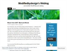 Tablet Screenshot of modifiedbydesign.wordpress.com