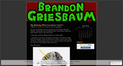 Desktop Screenshot of griesbaum.wordpress.com