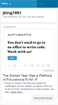 Mobile Screenshot of jking1991.wordpress.com