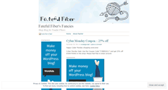 Desktop Screenshot of fatefulfiber.wordpress.com
