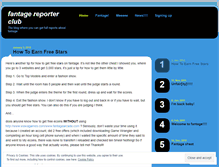 Tablet Screenshot of fantagereporters.wordpress.com