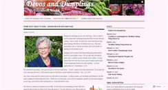 Desktop Screenshot of devosanddumplings.wordpress.com