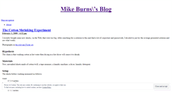 Desktop Screenshot of mike-burns.wordpress.com