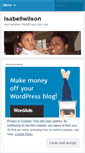 Mobile Screenshot of isabellwilson.wordpress.com