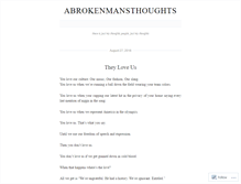 Tablet Screenshot of abrokenmansthoughts.wordpress.com