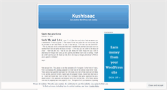 Desktop Screenshot of kushisaac.wordpress.com
