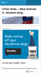 Mobile Screenshot of chilevista.wordpress.com