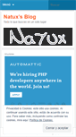 Mobile Screenshot of natux.wordpress.com