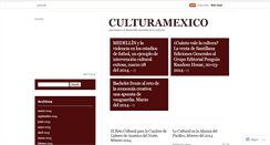 Desktop Screenshot of culturamexico.wordpress.com