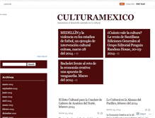 Tablet Screenshot of culturamexico.wordpress.com