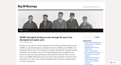 Desktop Screenshot of bigmmusings.wordpress.com