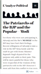 Mobile Screenshot of analysepolitical.wordpress.com