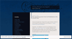 Desktop Screenshot of omnisaffirmatioestnegatio.wordpress.com