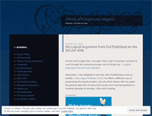 Tablet Screenshot of omnisaffirmatioestnegatio.wordpress.com