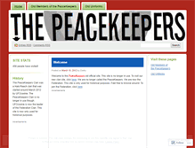 Tablet Screenshot of peacekeepersclan.wordpress.com